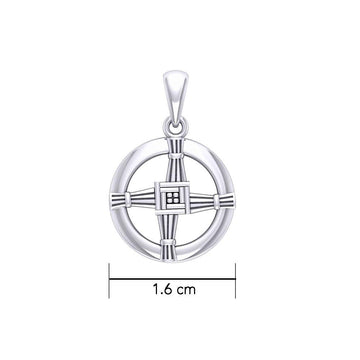 Saint Brigids Cross Silver Pendant TPD5882 - Jewelry